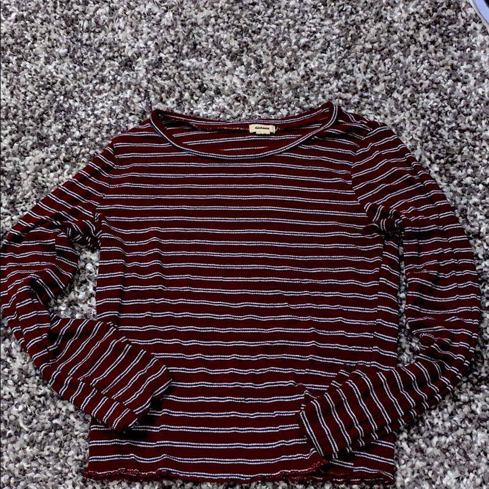 Garage cropped long sleeve!!